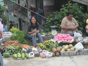 Sagada Saturday morning street market