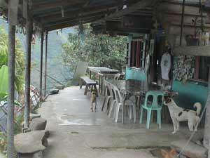 Rita’s outside dining area