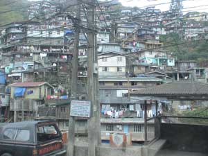 Ugly Baguio view from road