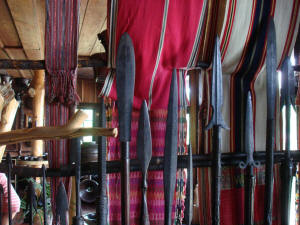 Ganduyan Museum - collection of spears used for hunting and as weapons