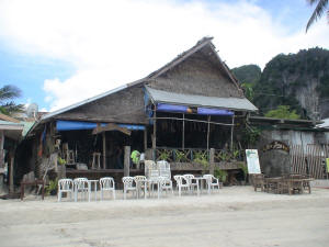 Front view of Ric Sons Bar and Restaurant