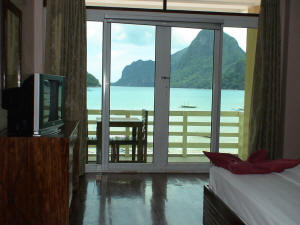 Beautiful view from El Nido Beach Hotel